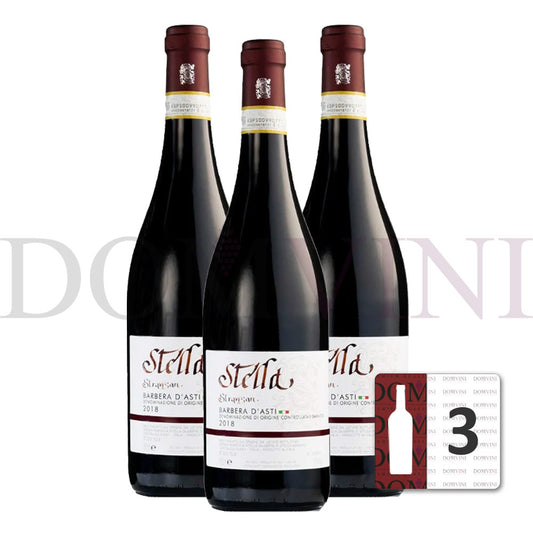 Barbera d'Asti "Stravisan" DOCG 2024 - Stella Giuseppe (3er Weinpaket)