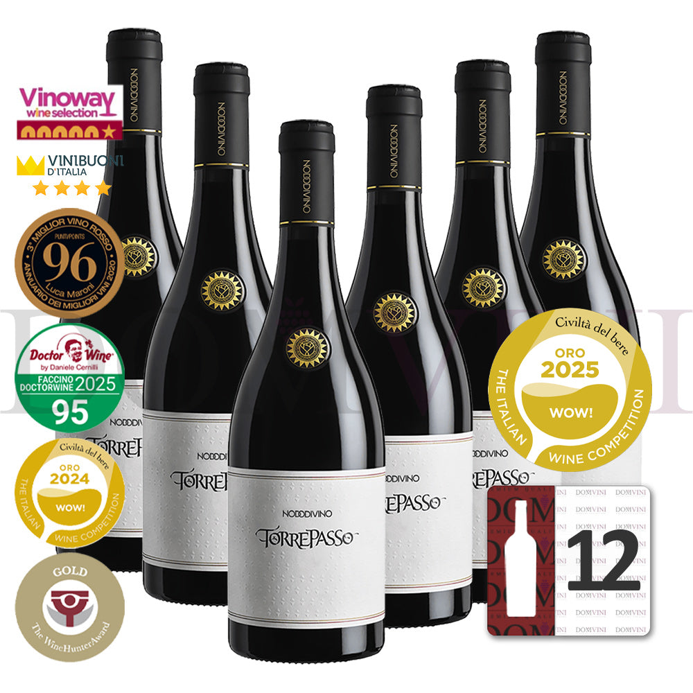 "TORREPASSO" Montepulciano d'Abruzzo DOC Riserva Teate 2019 | NODODIVINO (12er Weinpaket)