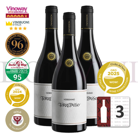 "TORREPASSO" Montepulciano d'Abruzzo DOC Riserva Teate 2019 | NODODIVINO (3er Weinpaket)