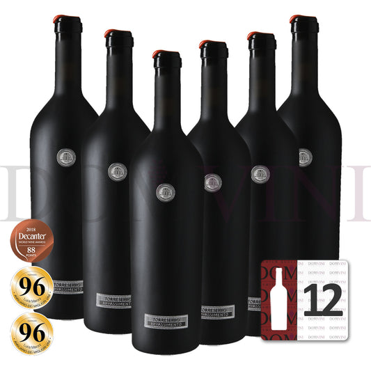 Torreserro Rosso Puglia IGP Passito 2022, TINAZZI - 12er Weinpaket