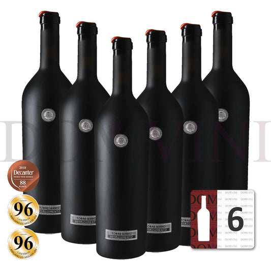 Torreserro Rosso Puglia IGP Passito 2022, TINAZZI- 6er Weinpaket
