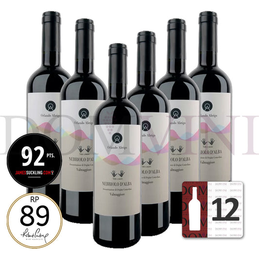 ORLANDO ABRIGO - Nebbiolo d'Alba DOC Valmaggiore 2022 - 12er Weinpaket
