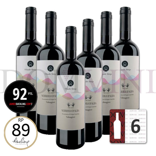 ORLANDO ABRIGO - Nebbiolo d'Alba DOC Valmaggiore 2022 - 6er Weinpaket