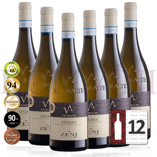 ZENI "Lugana" Vigne Alte DOC 2023 Bio (SQNPI) - 12er Weinpaket